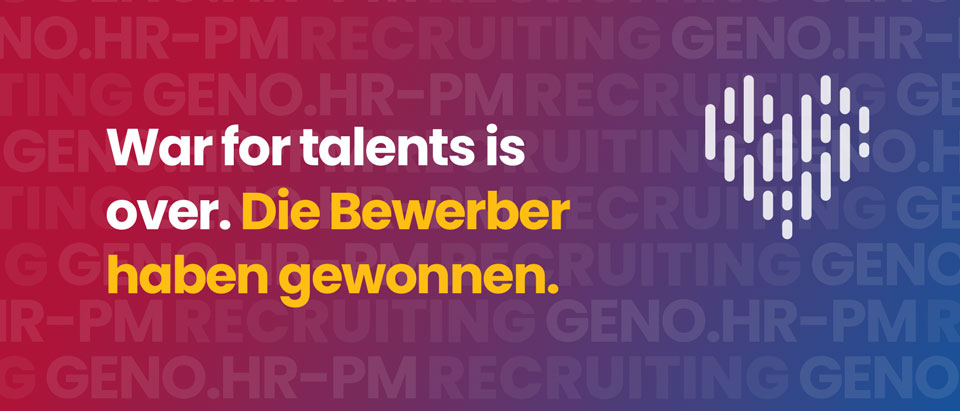 War for talents is over. Die Bewerber haben gewonnen.
