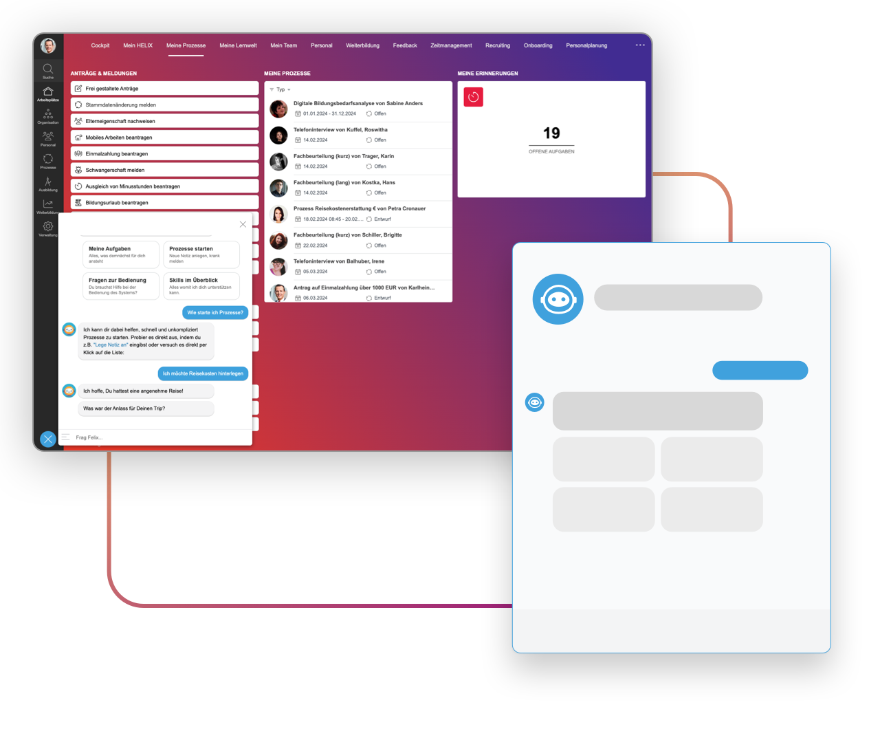 In-house chat with data protection-compliant LLM