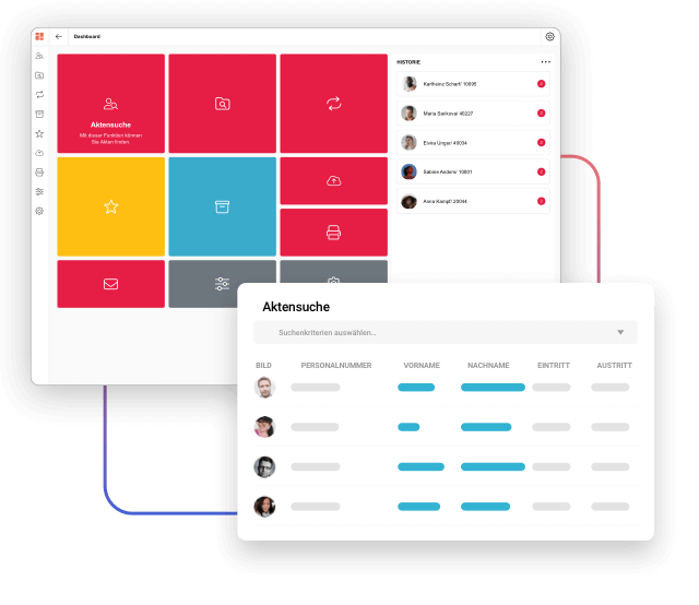 Aktensuche Dashboard