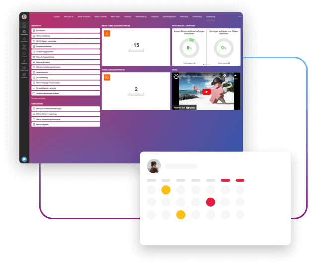 Ausbildungsmanagement in HELIX