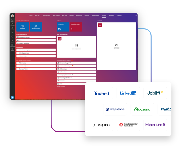 Recruiting & applicant management in HELIX