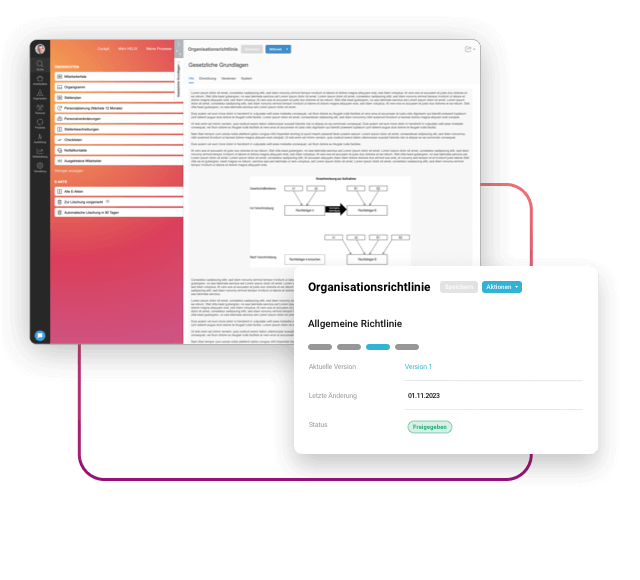 Unternehmenshandbuch in HELIX