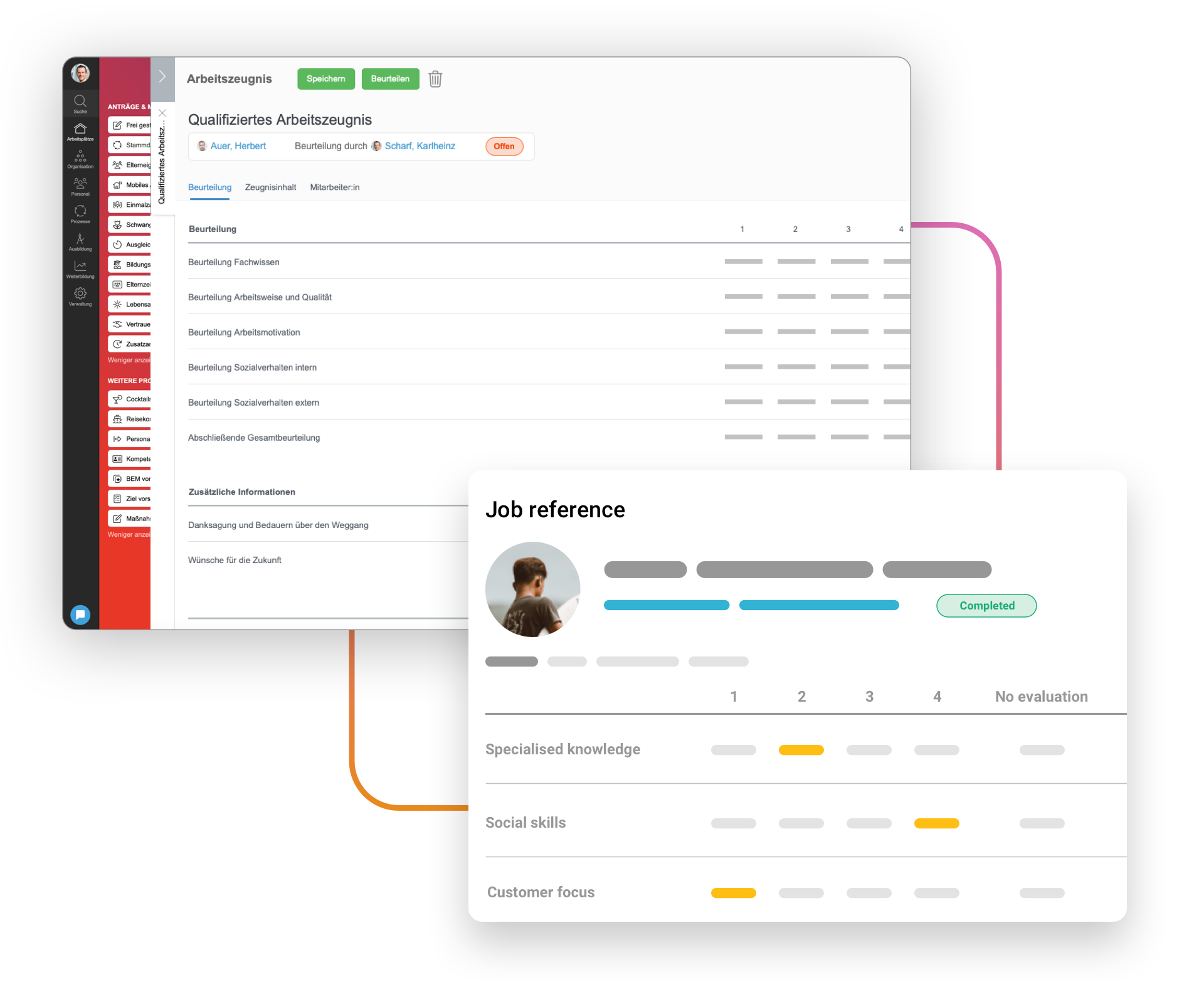 Job reference management in HELIX